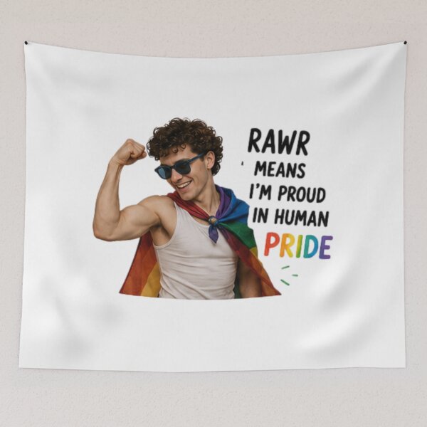 Item preview, RAWR Means I'm Proud in Human Pride designed and sold by Pixanova.