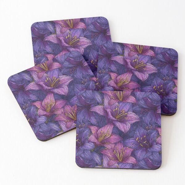 Item preview, Radiant Amaryllis Texture  - Botanical Garden Pattern   - Gifts For Sister designed and sold by RoyalStarsPatts.