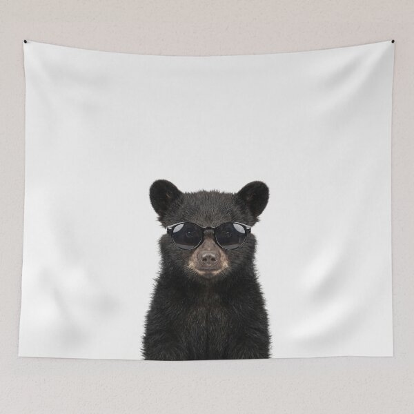 Item preview, Cute Baby Black Bear Wearing Sunglasses Funny designed and sold by RareLavender.