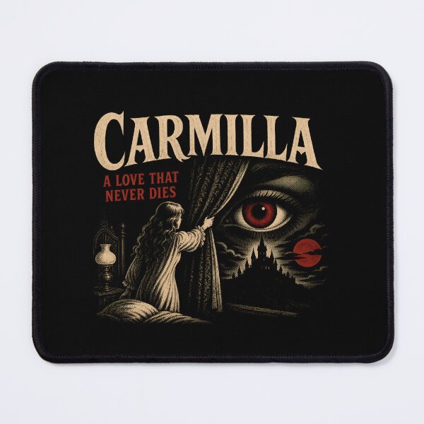Item preview, Carmilla A Love That Never Dies Vintage Horror Movie Poster designed and sold by Fenay Designs.