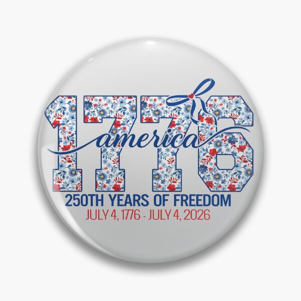 Item preview, 250th Years of Freedom 4th of July American Independence day 1776  designed and sold by emilypigou.
