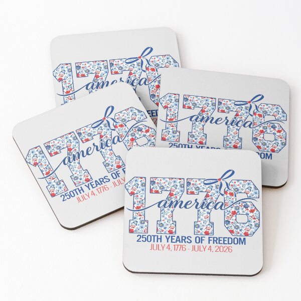 Item preview, 250th Years of Freedom 4th of July American Independence day 1776  designed and sold by emilypigou.
