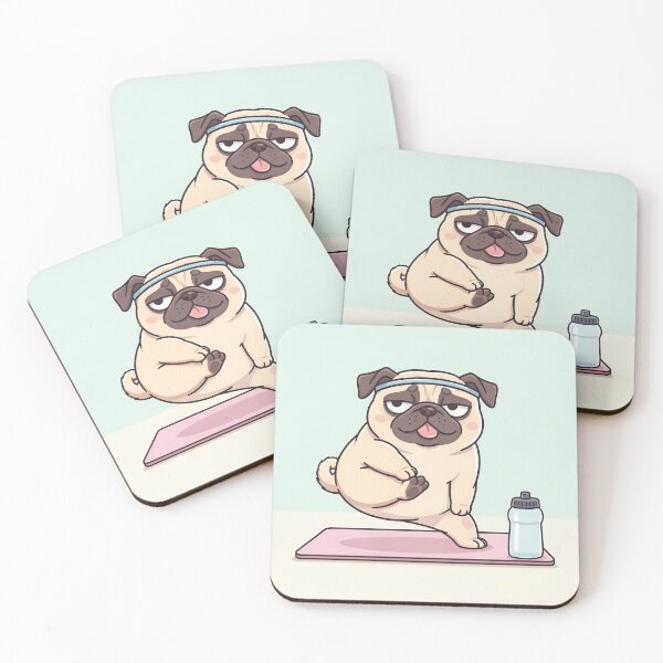 Item preview, Pug Yoga Instructor designed and sold by PictorialWhimsy.