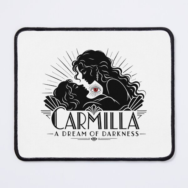 Item preview, Carmilla A Dream of Darkness Art Deco Sapphic Vampire Art designed and sold by Fenay Designs.