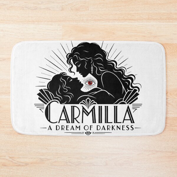 Item preview, Carmilla A Dream of Darkness Art Deco Sapphic Vampire Art designed and sold by Fenay Designs.