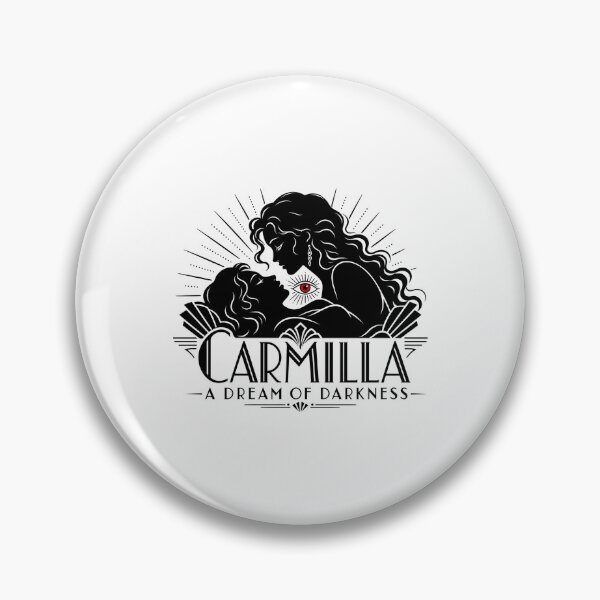 Item preview, Carmilla A Dream of Darkness Art Deco Sapphic Vampire Art designed and sold by Fenay Designs.
