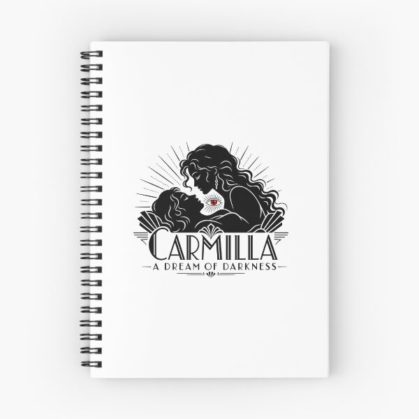 Item preview, Carmilla A Dream of Darkness Art Deco Sapphic Vampire Art designed and sold by Fenay Designs.