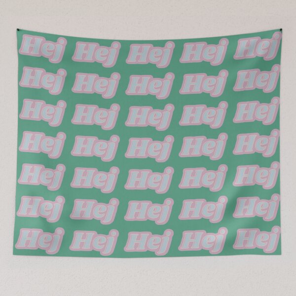 Item preview, Hej Danish for hello shrikhand font pastel designed and sold by glowvim.