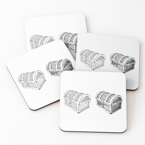 Item preview, Two treasure chest sketch  designed and sold by midsketcher.