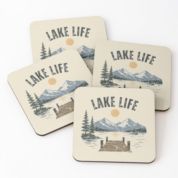 Item preview, Lake Vibes Retro Grunge Family Vacation Matching Vintage Outdoor Gift  designed and sold by Artycom.