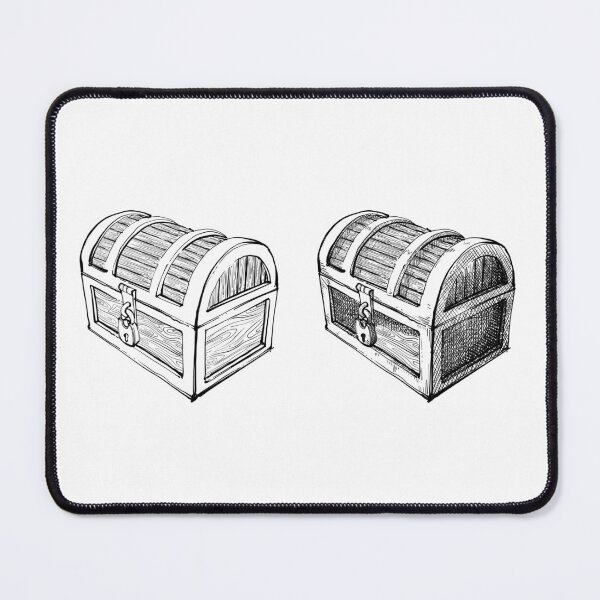 Item preview, Two treasure chest sketch  designed and sold by midsketcher.