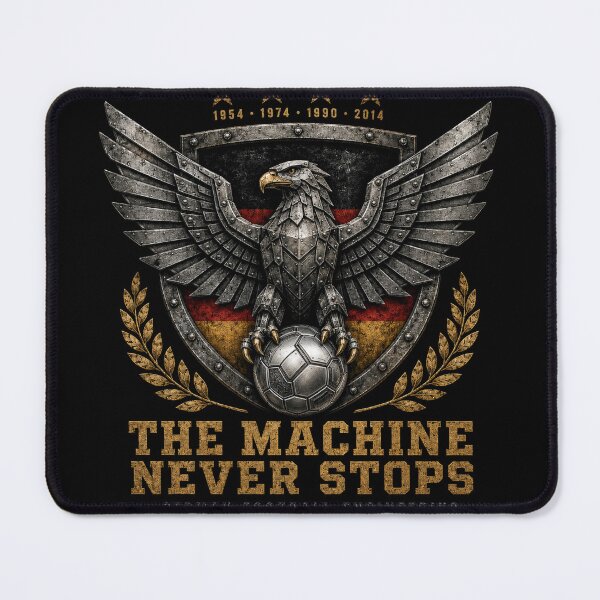 Item preview, Germany The Machine Never Stops T-Shirt | German Football Gift designed and sold by VizoArt-Studio.