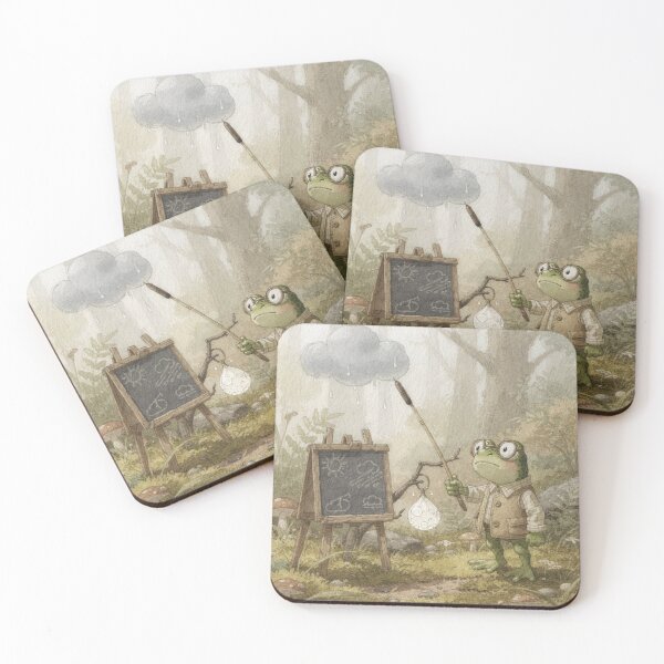 Item preview, Frog Weather Forecaster: Rain Again Cottagecore Art designed and sold by PictorialWhimsy.