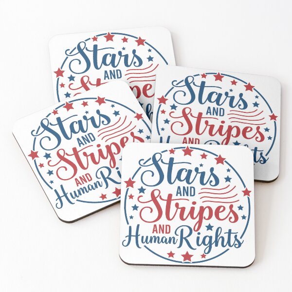 Item preview, Stars and Stripes and Human Rights Patriotic designed and sold by gear-posters.