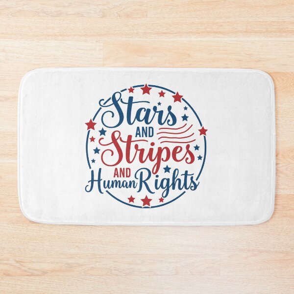 Item preview, Stars and Stripes and Human Rights Patriotic designed and sold by gear-posters.