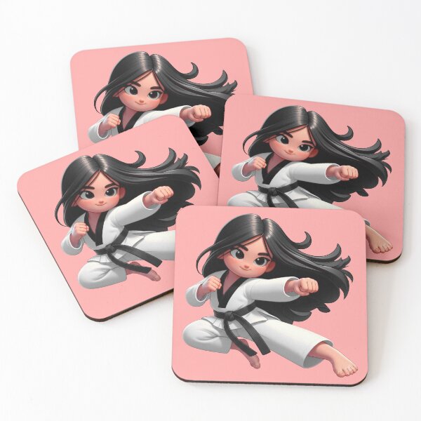 Item preview, Cute Taekwondo Girl designed and sold by blindninja.