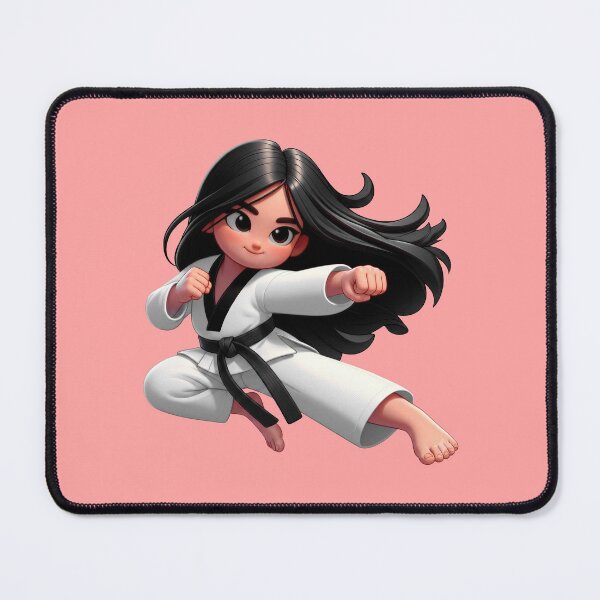Item preview, Cute Taekwondo Girl designed and sold by blindninja.