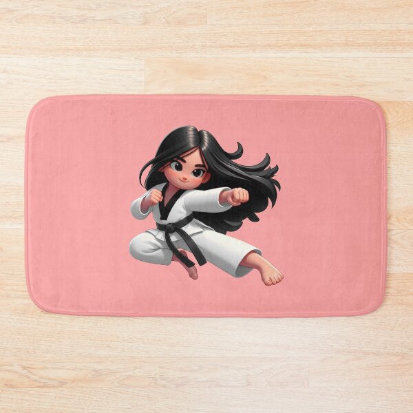 Item preview, Cute Taekwondo Girl designed and sold by blindninja.