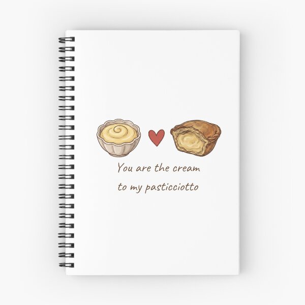 Item preview, You Are The Cream To My Pasticciotto - Italian Love Quote designed and sold by MediTerraJoy.