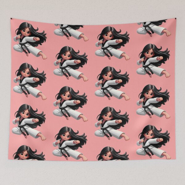 Item preview, Cute Taekwondo Girl designed and sold by blindninja.