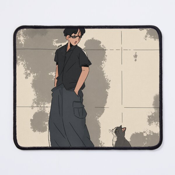 Item preview, Cool Guy Cat Graphic T-Shirt – Aesthetic Anime Style Street Fashion Boy and Cat Urban Art Graphic Tee designed and sold by IconicDesignsXd.