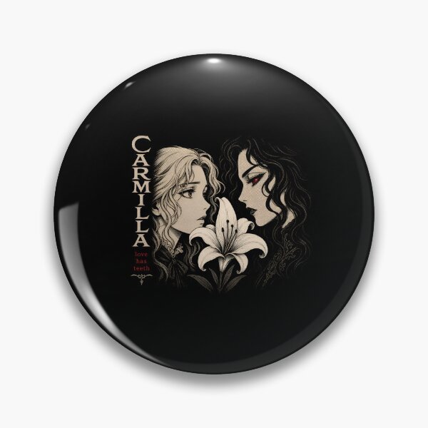 Item preview, Carmilla Love Has Teeth Graphic Novel Sapphic Vampire Art designed and sold by Fenay Designs.