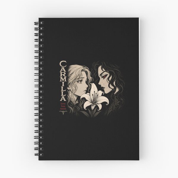Item preview, Carmilla Love Has Teeth Graphic Novel Sapphic Vampire Art designed and sold by Fenay Designs.