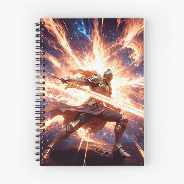 Item preview, The Flame Knight: Epic Battle in the Firestorm designed and sold by VoidVeilStudio.