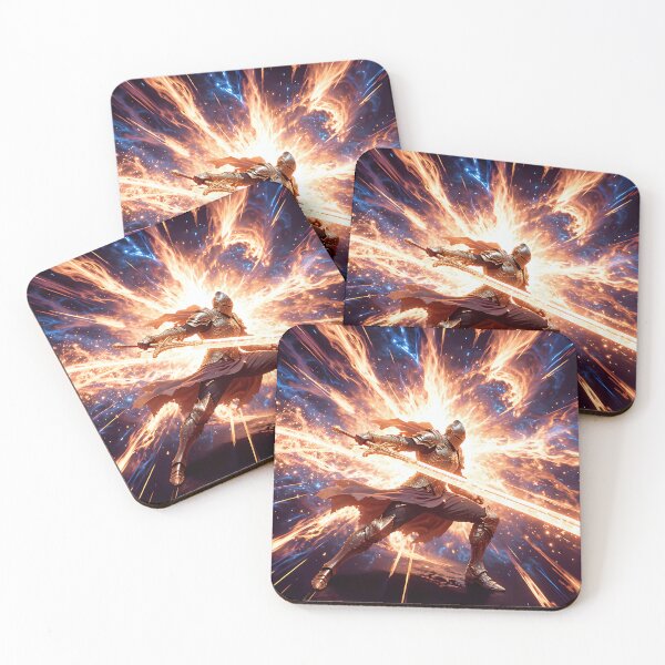 Item preview, The Flame Knight: Epic Battle in the Firestorm designed and sold by VoidVeilStudio.