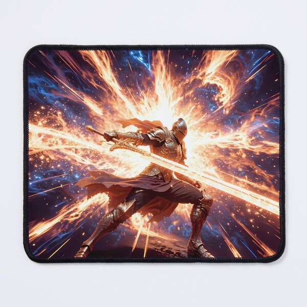 Item preview, The Flame Knight: Epic Battle in the Firestorm designed and sold by VoidVeilStudio.