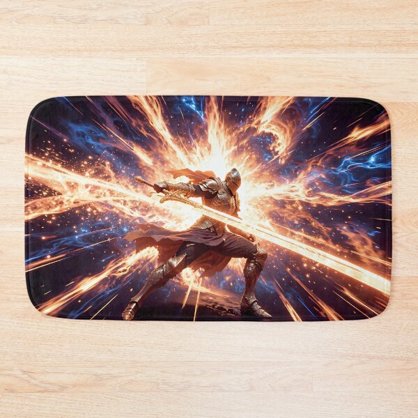 Item preview, The Flame Knight: Epic Battle in the Firestorm designed and sold by VoidVeilStudio.