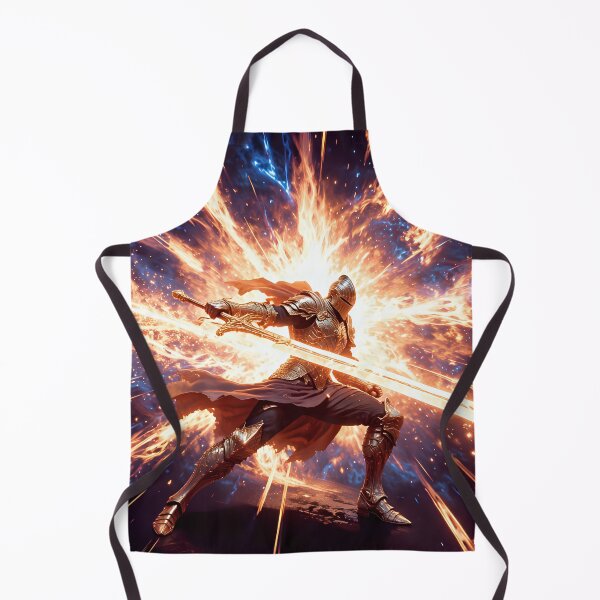 Item preview, The Flame Knight: Epic Battle in the Firestorm designed and sold by VoidVeilStudio.