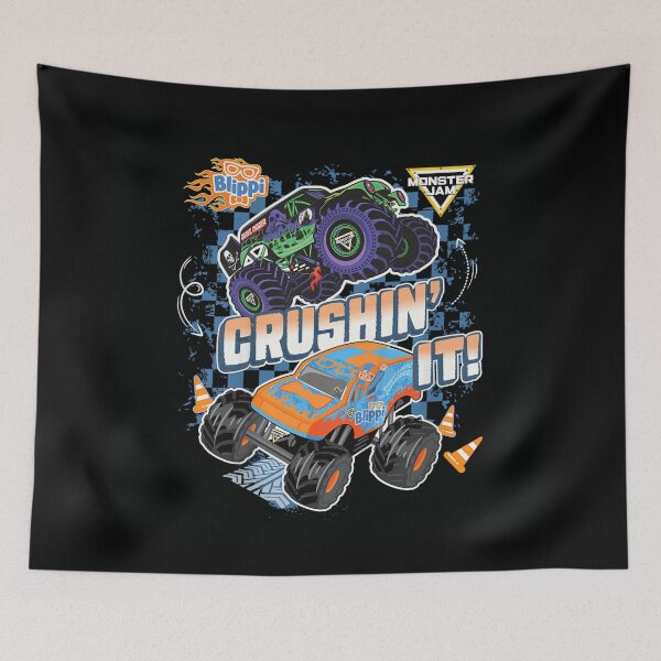 Item preview, Kids Blippi Grave Digger Crushin It Monster Truck Boy Shirt designed and sold by KarimeRenin.
