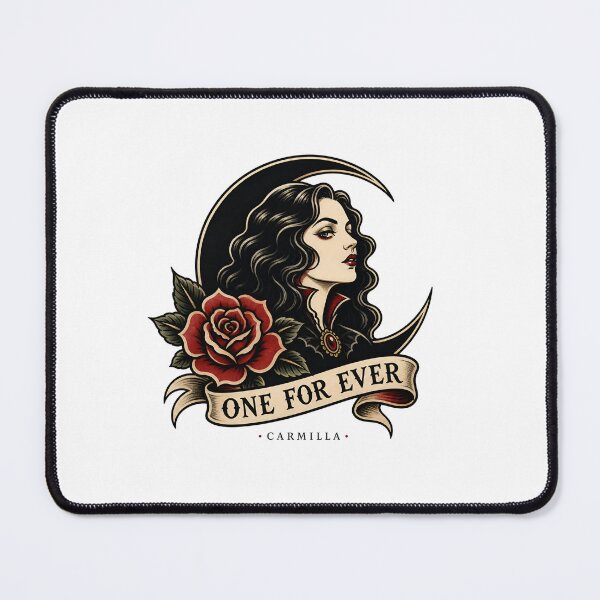 Item preview, Carmilla One For Ever American Traditional Tattoo Vampire Rose designed and sold by Fenay Designs.