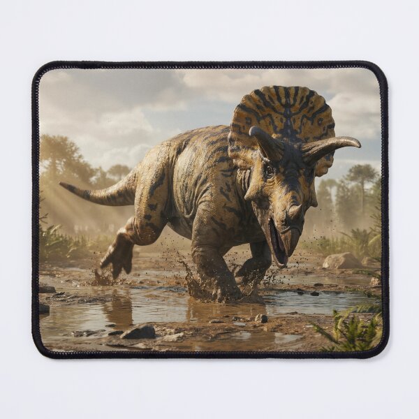 Item preview, Triceratops in its natural habitat designed and sold by Fantastic Dinosaurs.