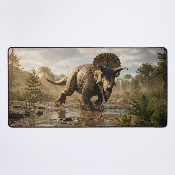 Item preview, Triceratops in its natural habitat designed and sold by Fantastic Dinosaurs.