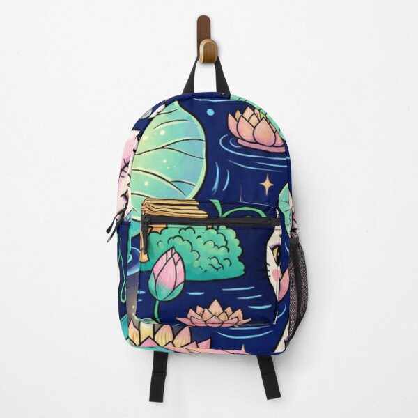 Item preview, Cute Thai Cat Floating on Lotus Flowers designed and sold by Iampoji.