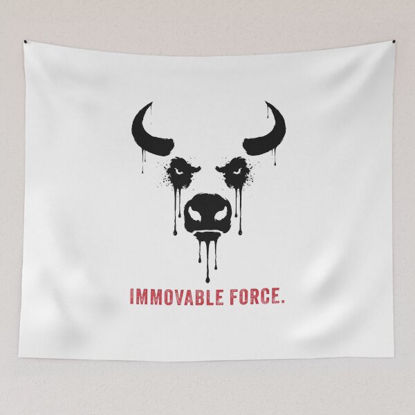 Item preview, Bleed Wild Bison Ink Drip Dark Wildlife Art designed and sold by cabana.space.