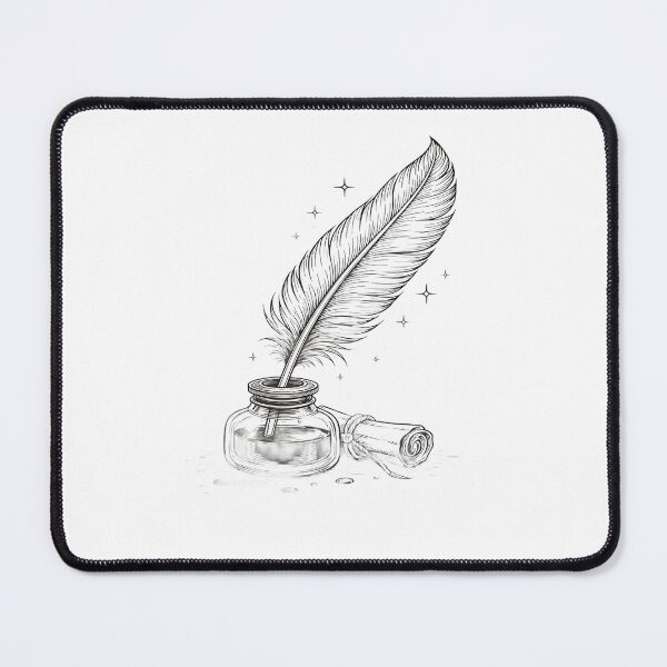 Item preview, Vintage Quill and Ink Illustration – Timeless Writing & Creativity designed and sold by Artisan Finds Online.