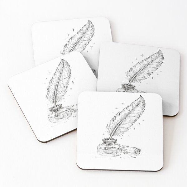 Item preview, Vintage Quill and Ink Illustration – Timeless Writing & Creativity designed and sold by Artisan Finds Online.