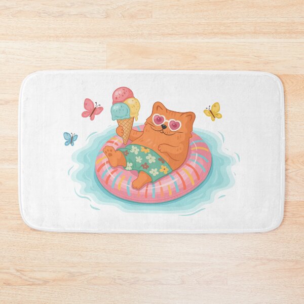 Item preview, Floating Cat - Just Floating Through Summer designed and sold by Deepness2023.
