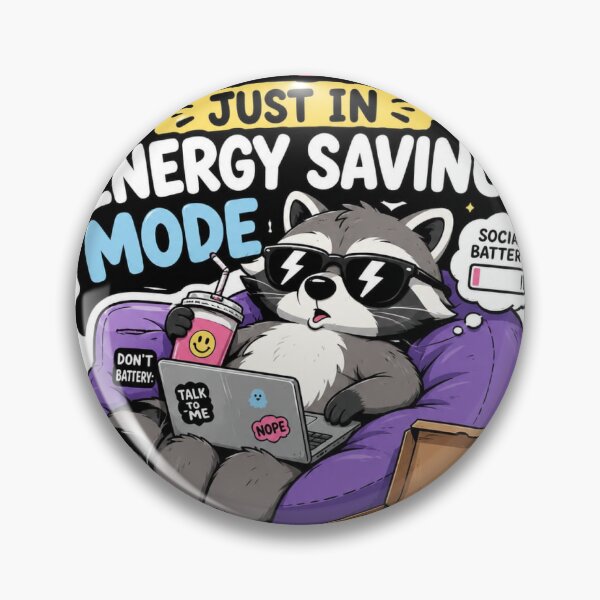 Item preview, not lazy just in energy saving mode funny gen z sticker designed and sold by GEN Z ART COLLOECTION.