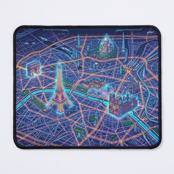 Item preview, París neón entre las estrellas designed and sold by Sigtrix.