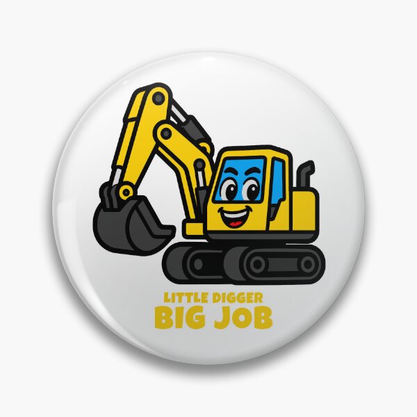 Item preview, Cute excavator for children designed and sold by Lyfeinsights.