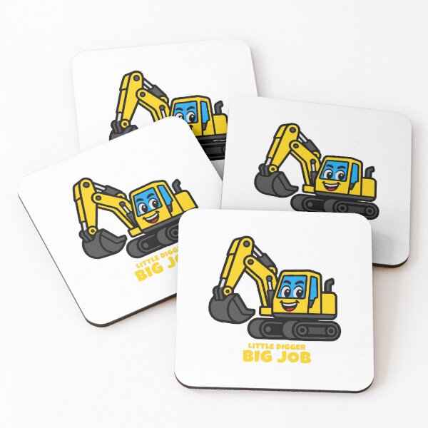 Item preview, Cute excavator for children designed and sold by Lyfeinsights.