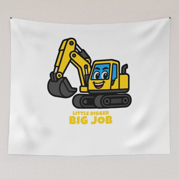Item preview, Cute excavator for children designed and sold by Lyfeinsights.