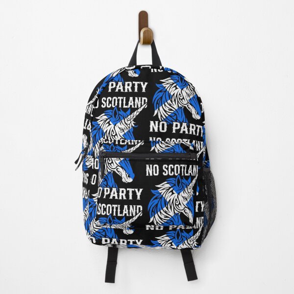 Item preview, No Scotland No Party Unicorn Scotland Pride Fantasy Humor designed and sold by KAWKAW-DRHM.