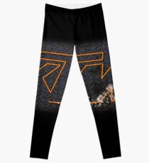 Racing Black Logo Leggings