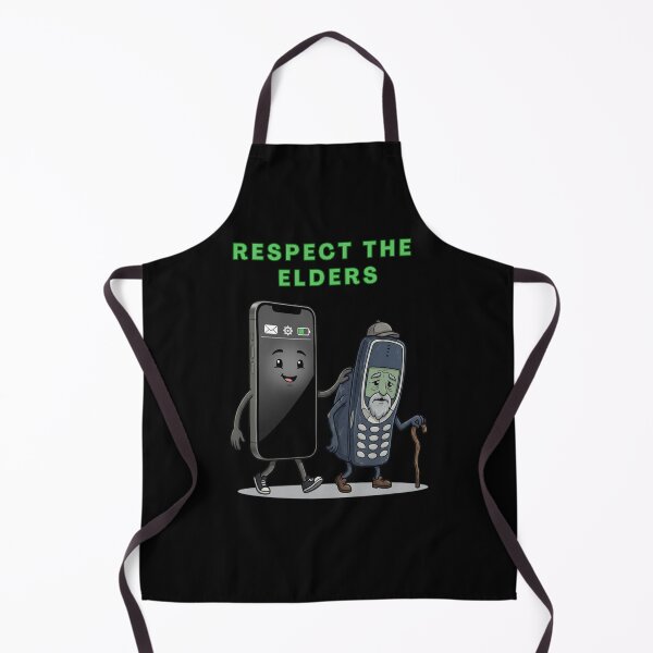 Item preview, Respect Your Elders Smartphone and Retro Phone Funny designed and sold by DailyPrintLab.