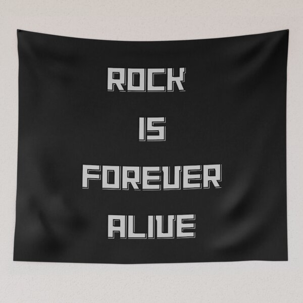 Item preview, Rock Is Forever Alive – Retro Rock Music Fan Tee designed and sold by ArthurShu.